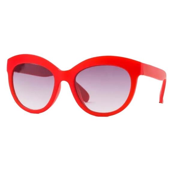 Janie and Jack Red Cat Eye Sunglasses Size 0-2Y - Picture 1 of 3